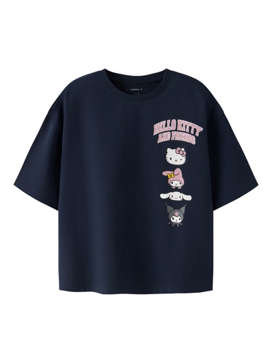 NAME IT KIDS - NKF ODA HELLOK SS RLX TOP BOX SKY - Navy Blazer