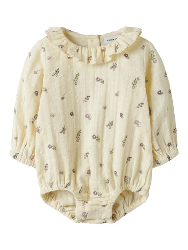NAME IT BABY - NBF DORTHEA LS SHIRT BODY - Pear Sorbet