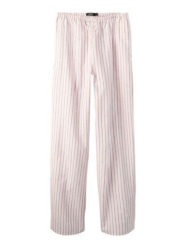 LMTD - NLF KELLE POPLIN WIDE PANT - Pink Marshmallow W. Black Coffee