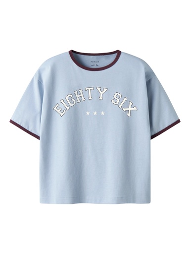 NAME IT KIDS - NKM DELLO SS RLX TOP BOX - Blue Fog