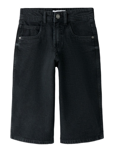 NAME IT KIDS - NKM BEN X-SKATER DNM JORTS 7850-RM LNOOS - Black WASHED