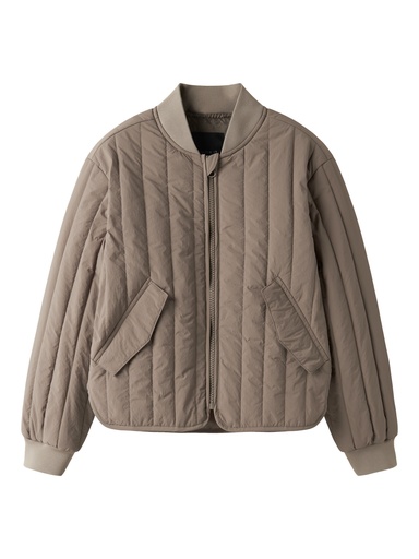 NAME IT KIDS - NKF MELODY QUILT JACKET TB - Fossil