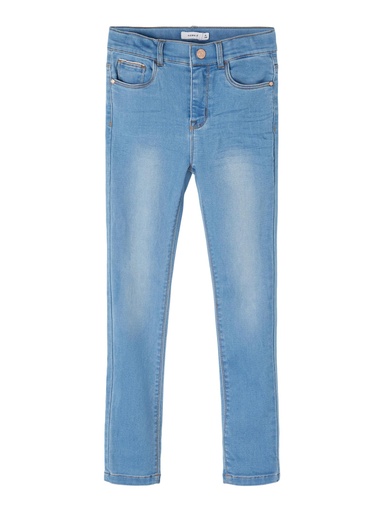 NAME IT KIDS - NKF POLLY DNMTHAYER 2627 SWE HWPANT NOOS - Medium Blue Denim