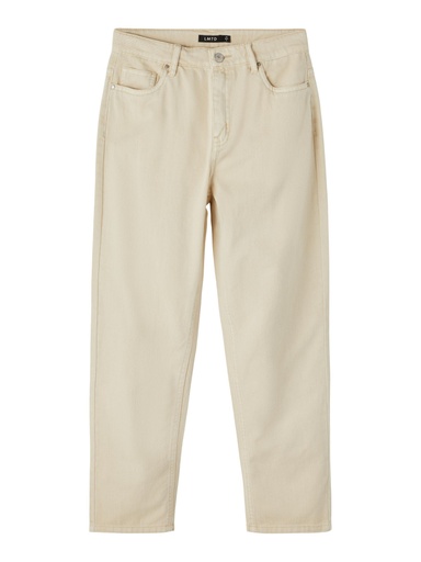 LMTD - NLF TWIZZA HW MOM PANT - Oatmeal