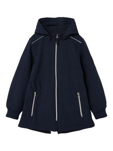 NAME IT KIDS - NKF ALFA SOFTSHELL JACKET LONG NOOS FO - Dark Sapphire