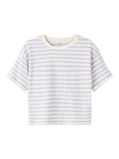 NAME IT KIDS - NKF NOOLY SS BOXY TOP - Cosmic Sky