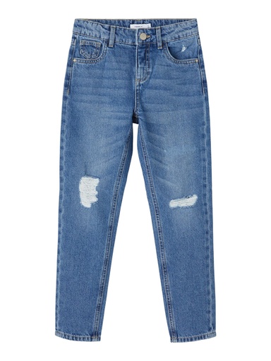 NAME IT KIDS - NKF ROSE DNMATANDO HW MOM PANT NOOS - Medium Blue Denim