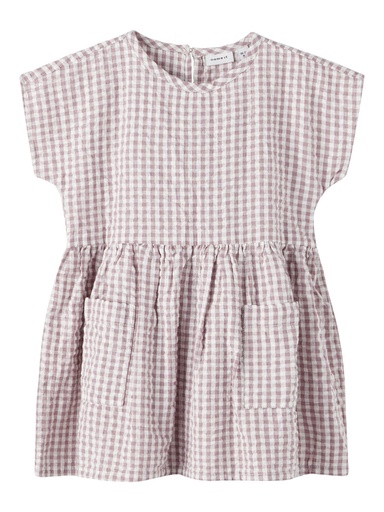 NAME IT MINI - NMF HEAIA CAPSL DRESS - Quail