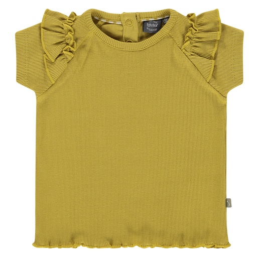 [8720008739840] Babyface - baby girls t-shirt short sleeve - MUSTARD - NWB22228620